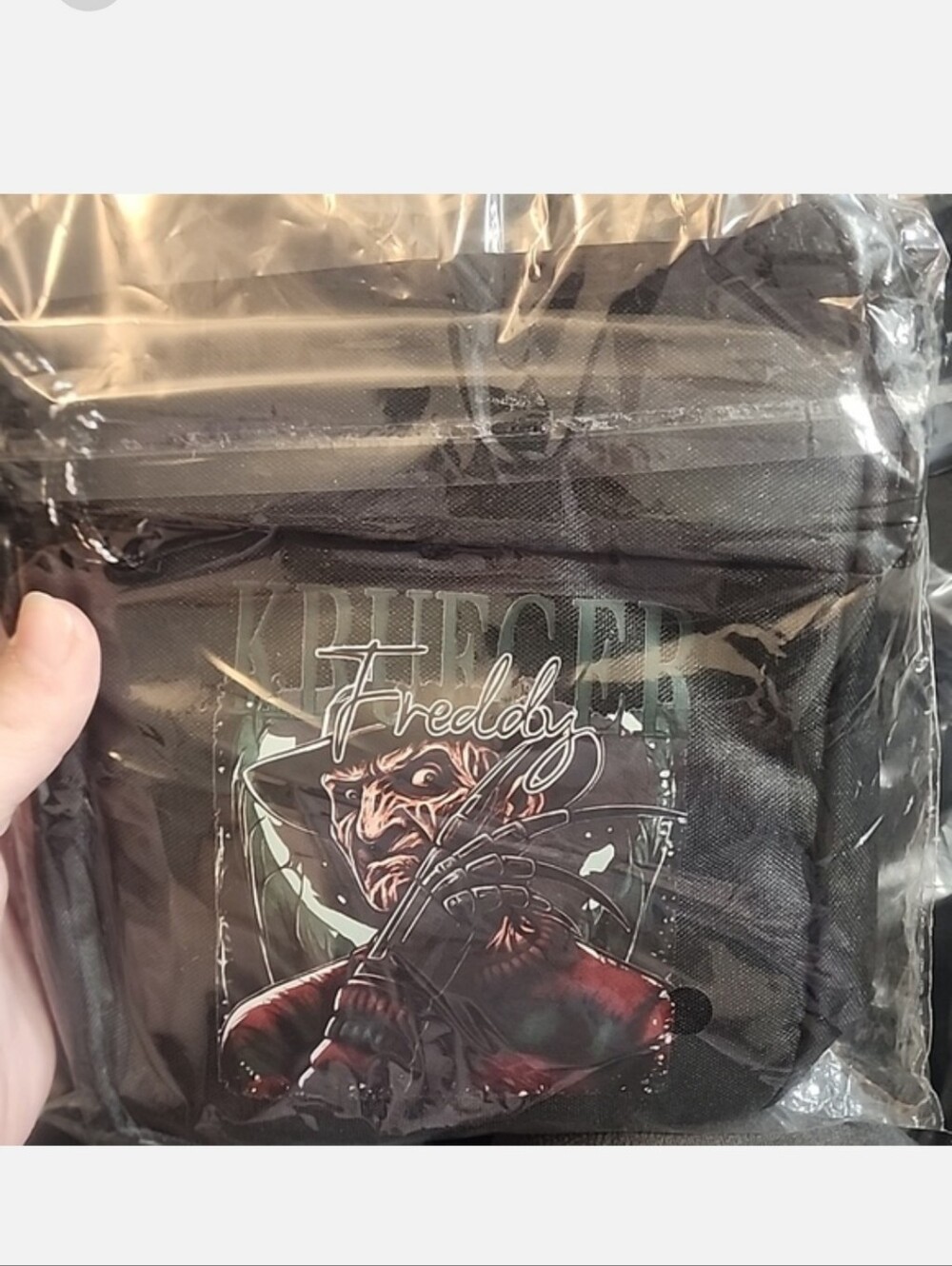 Bundle 4 Unisex Black Mini Horror Bags, 2 Jason Voorhees, IT, And Freddy Krueger